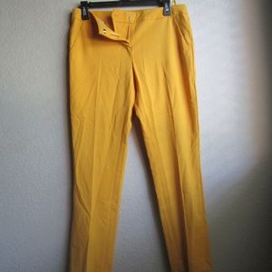 mustard yellow slacks (with Size Tag)